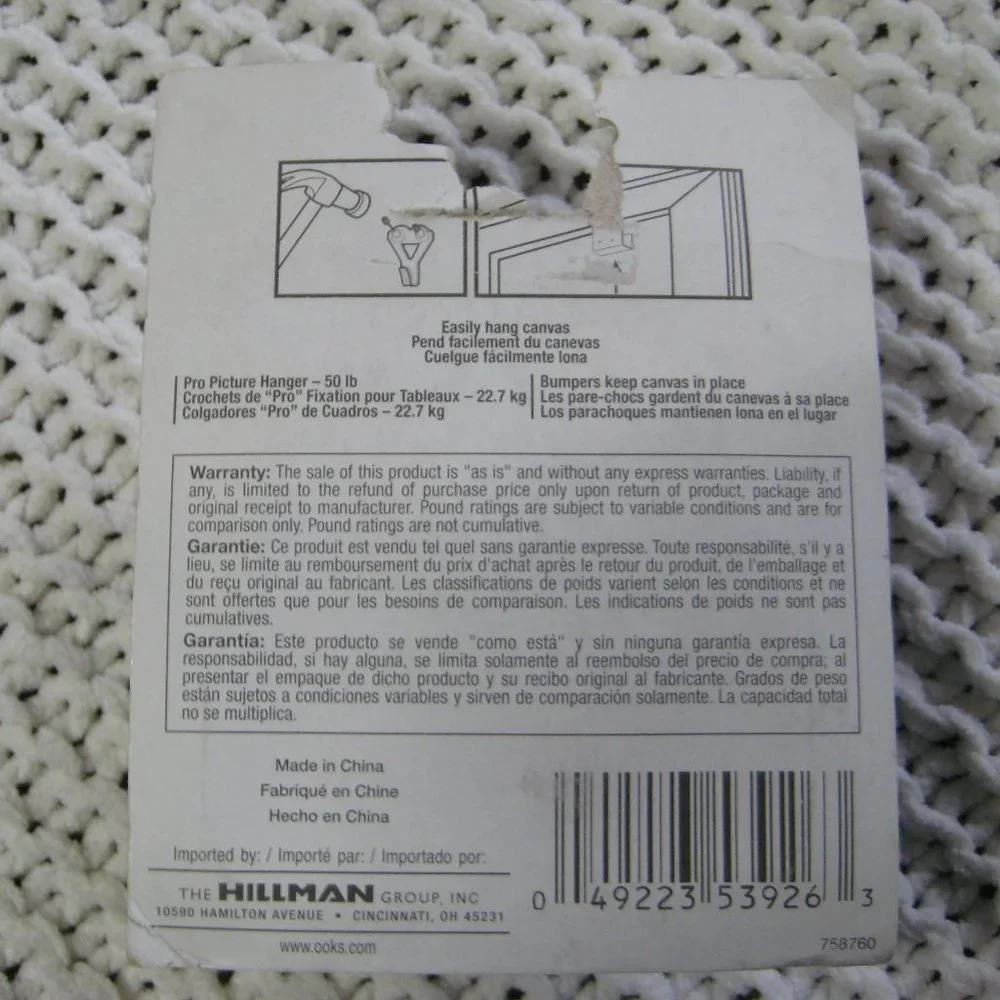 OOK 12pc Canvas Hanging Kit Hangs Up to 2 ( 18